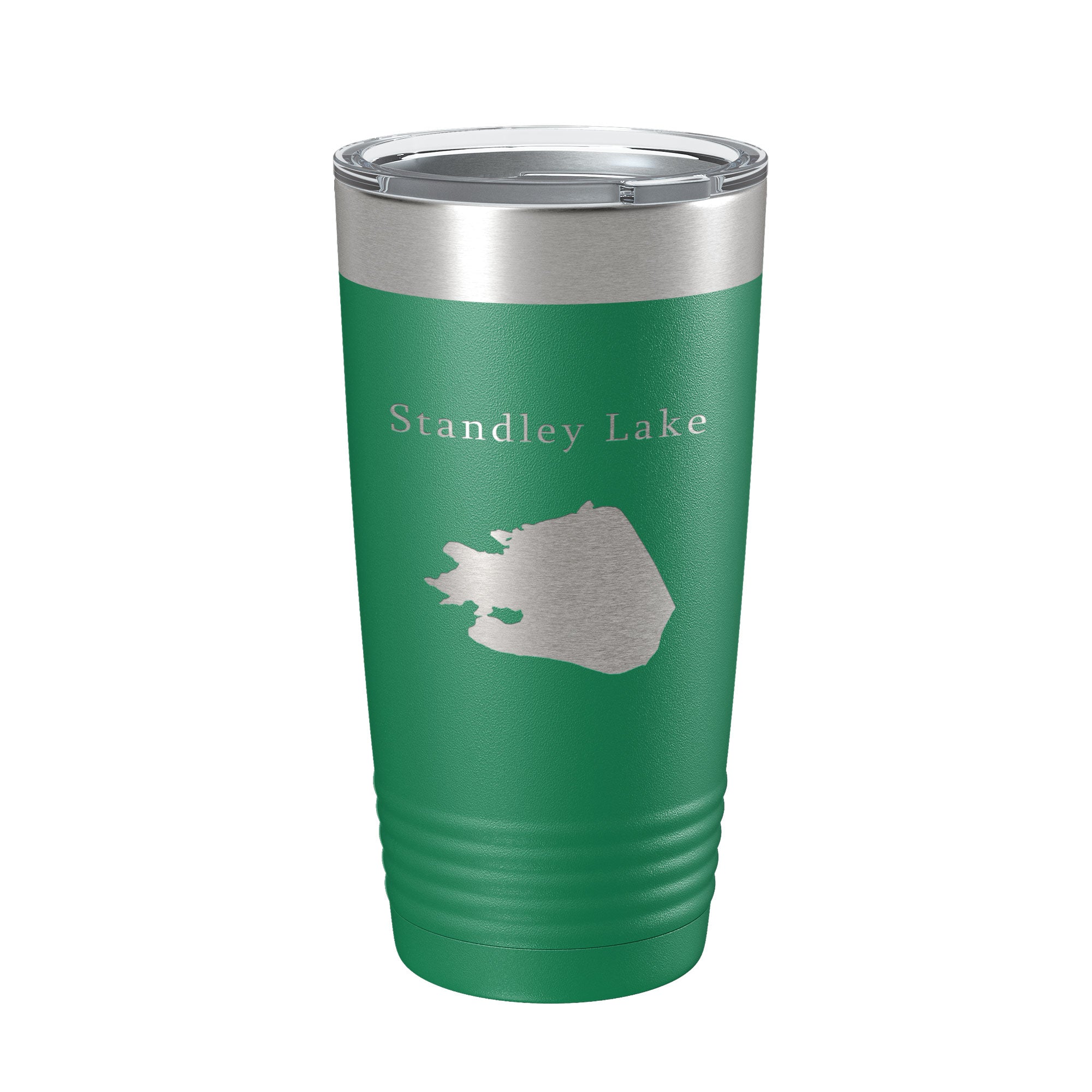 Standley Lake Map Tumbler Travel Mug Insulated Laser Engraved Coffee Cup Colorado 20 oz