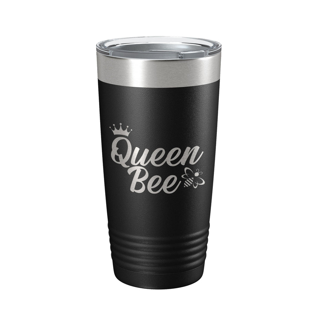 Queen Bee Tumbler Travel Mug Gift Insulated Laser Engraved Coffee Cup 20 oz