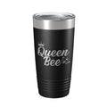 Queen Bee Tumbler Travel Mug Gift Insulated Laser Engraved Coffee Cup 20 oz