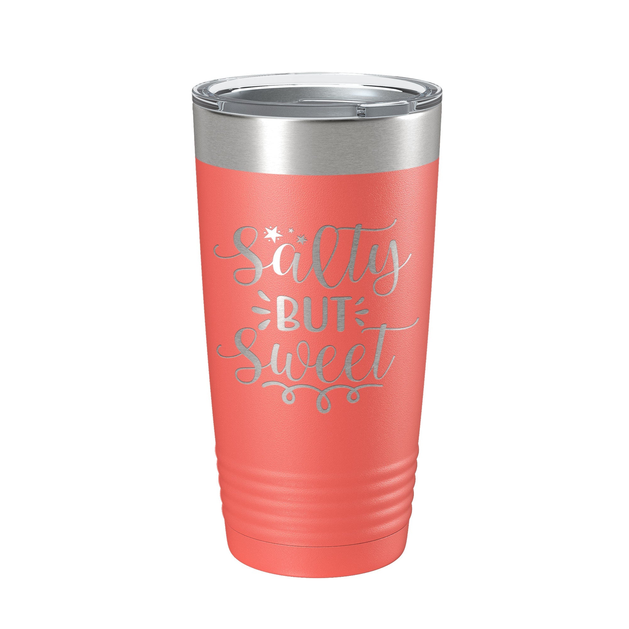 Salty But Sweet Tumbler Travel Mug Insulated Laser Engraved Coffee Cup 20 oz