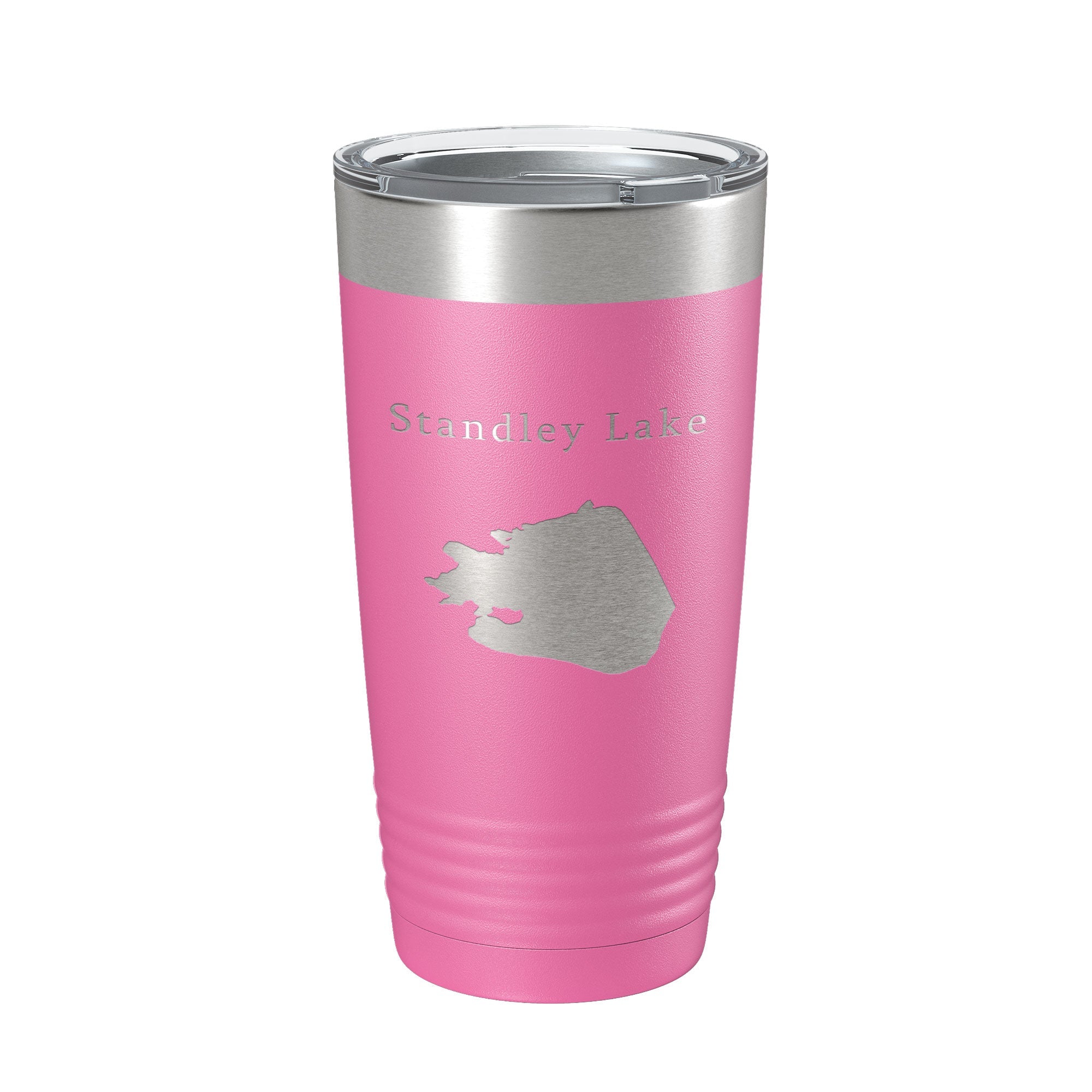Standley Lake Map Tumbler Travel Mug Insulated Laser Engraved Coffee Cup Colorado 20 oz