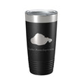 Lake Pontchartrain Map Tumbler Travel Mug Insulated Laser Engraved Coffee Cup New Orleans, Louisiana 20 oz
