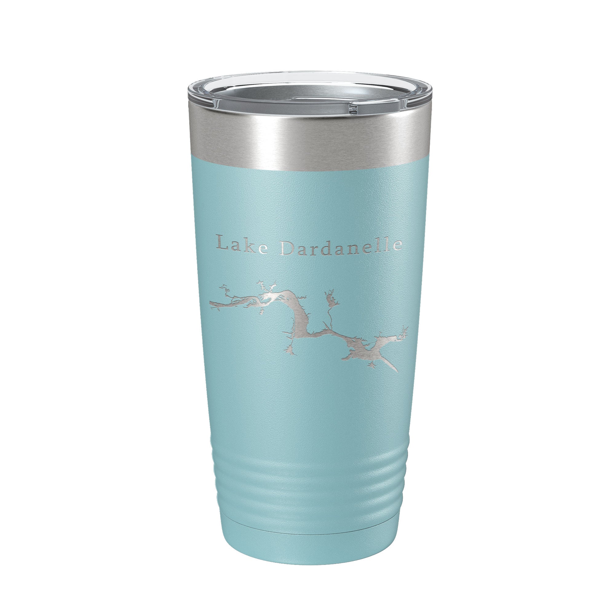Lake Dardanelle Map Tumbler Travel Mug Insulated Laser Engraved Coffee Cup Arkansas 20 oz