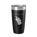 Lake George Map Tumbler Travel Mug Insulated Laser Engraved Coffee Cup Florida 20 oz