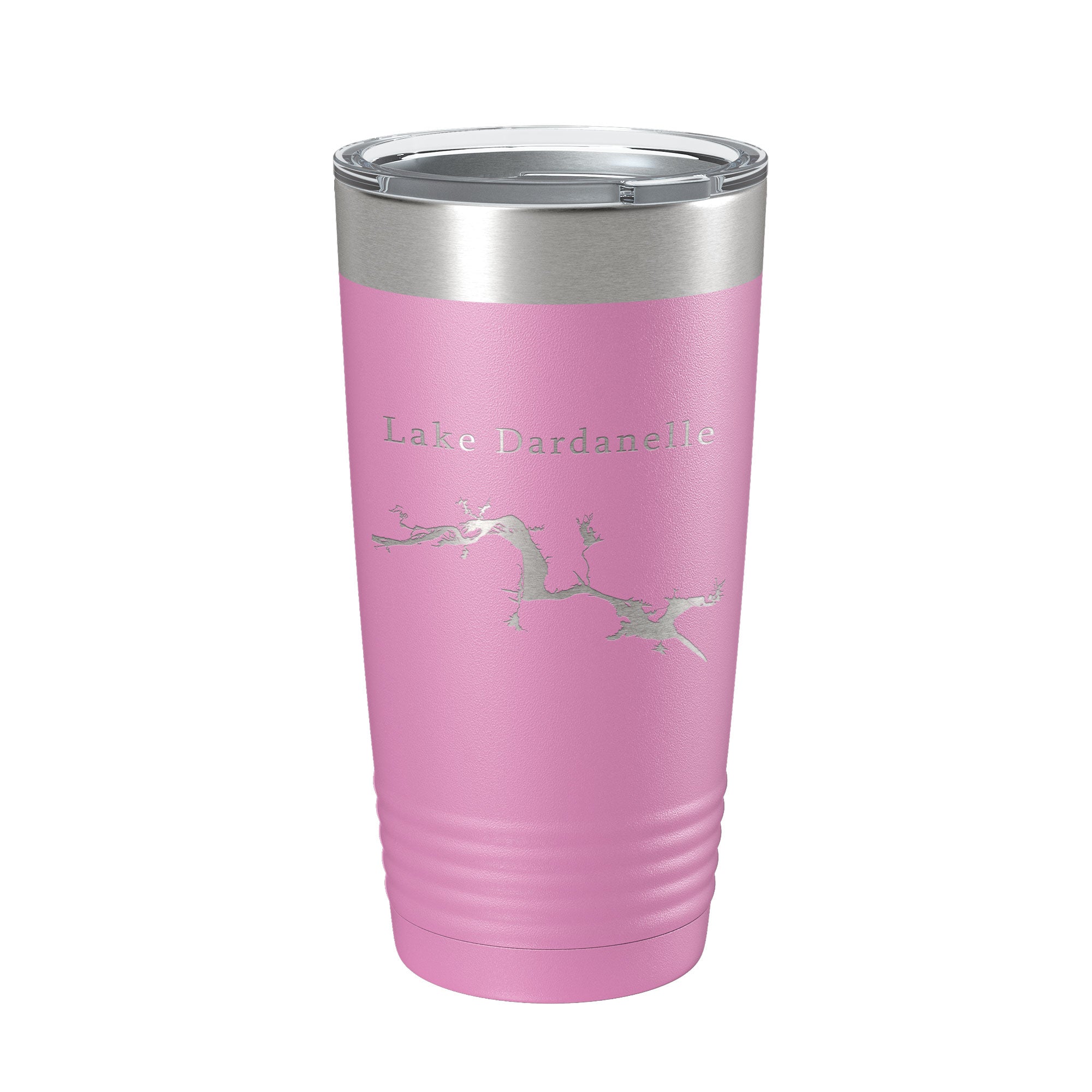 Lake Dardanelle Map Tumbler Travel Mug Insulated Laser Engraved Coffee Cup Arkansas 20 oz