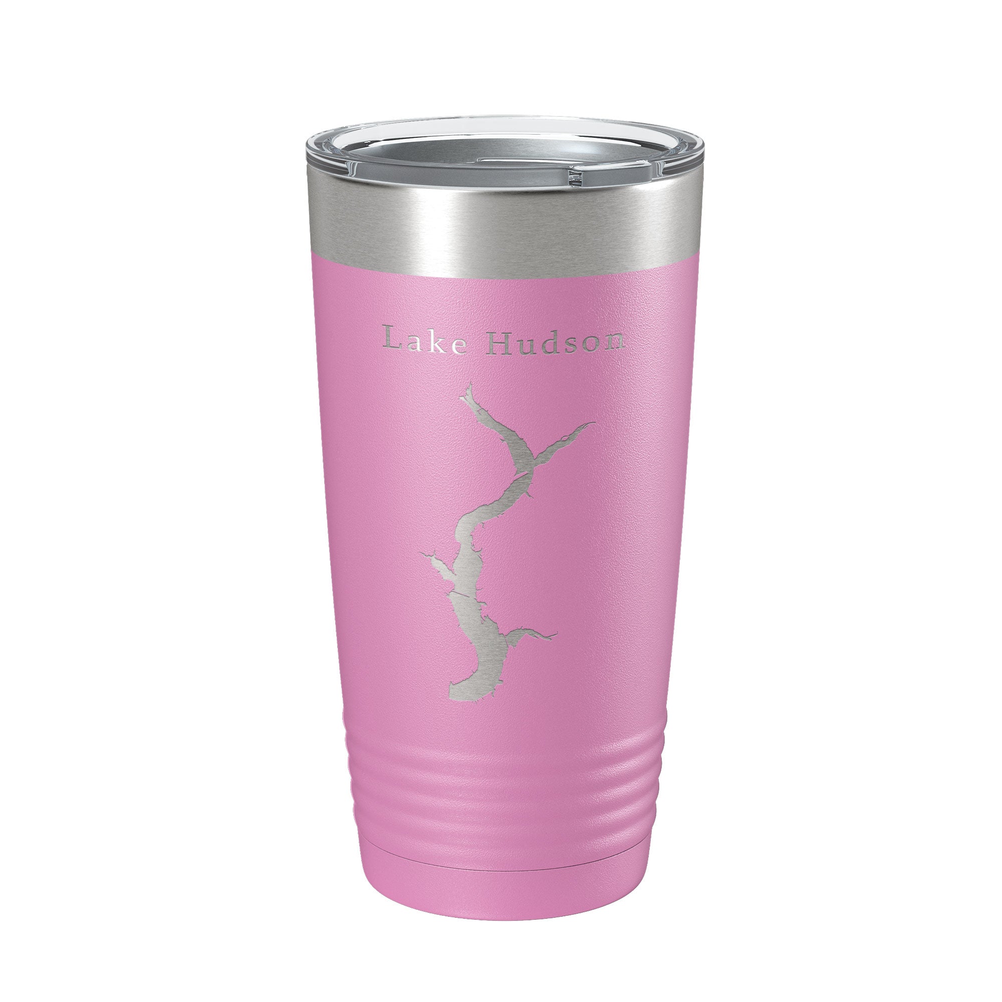 Lake Hudson Map Tumbler Travel Mug Insulated Laser Engraved Coffee Cup Oklahoma 20 oz