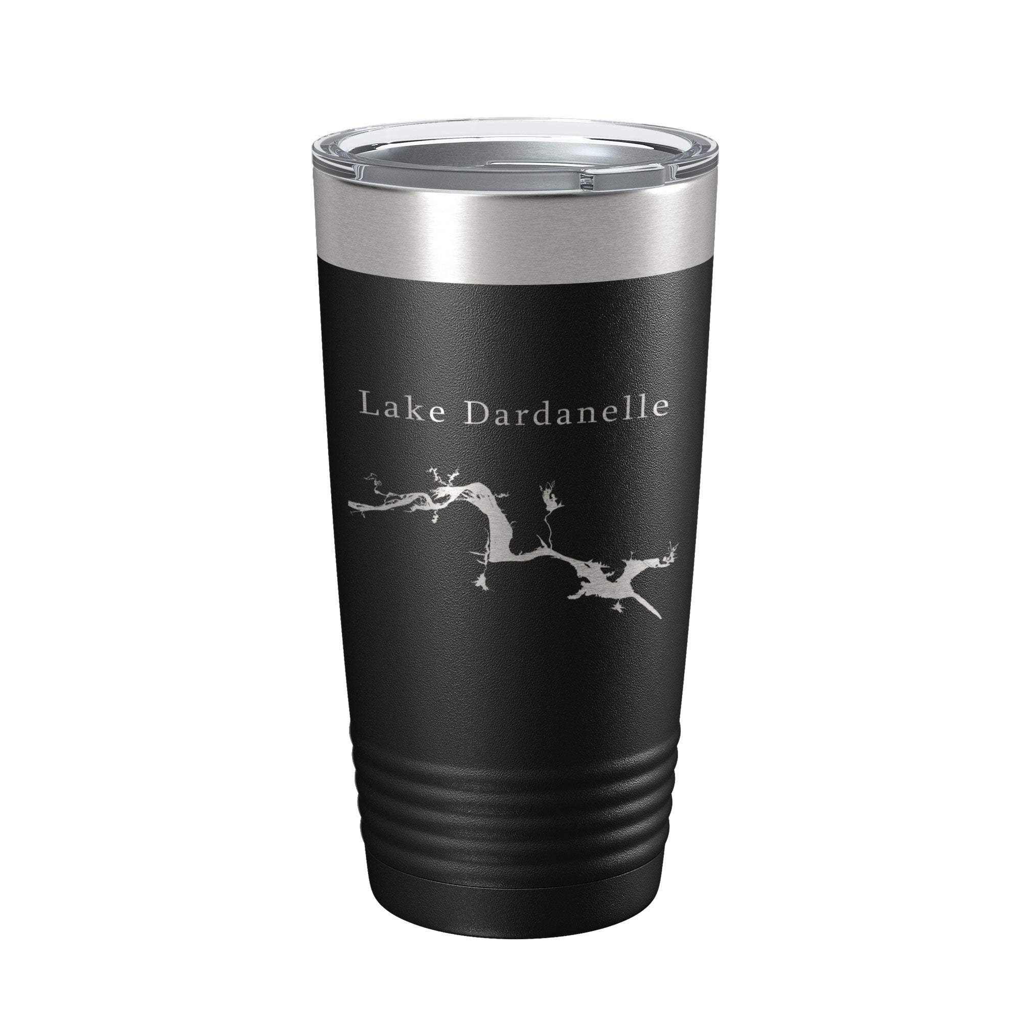 Lake Dardanelle Map Tumbler Travel Mug Insulated Laser Engraved Coffee Cup Arkansas 20 oz
