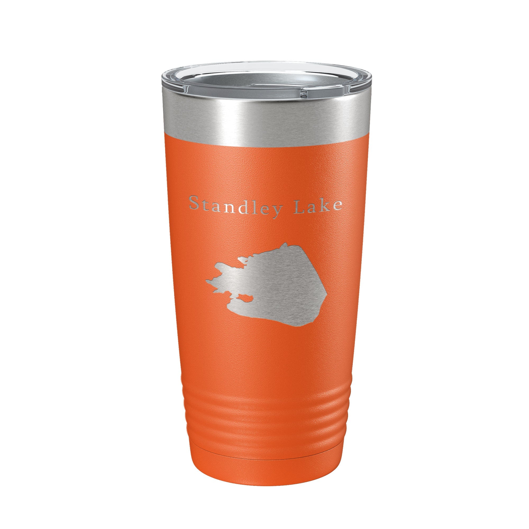 Standley Lake Map Tumbler Travel Mug Insulated Laser Engraved Coffee Cup Colorado 20 oz