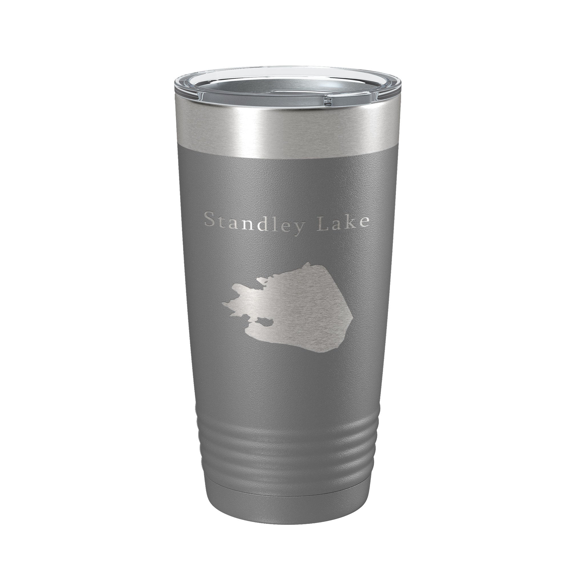 Standley Lake Map Tumbler Travel Mug Insulated Laser Engraved Coffee Cup Colorado 20 oz