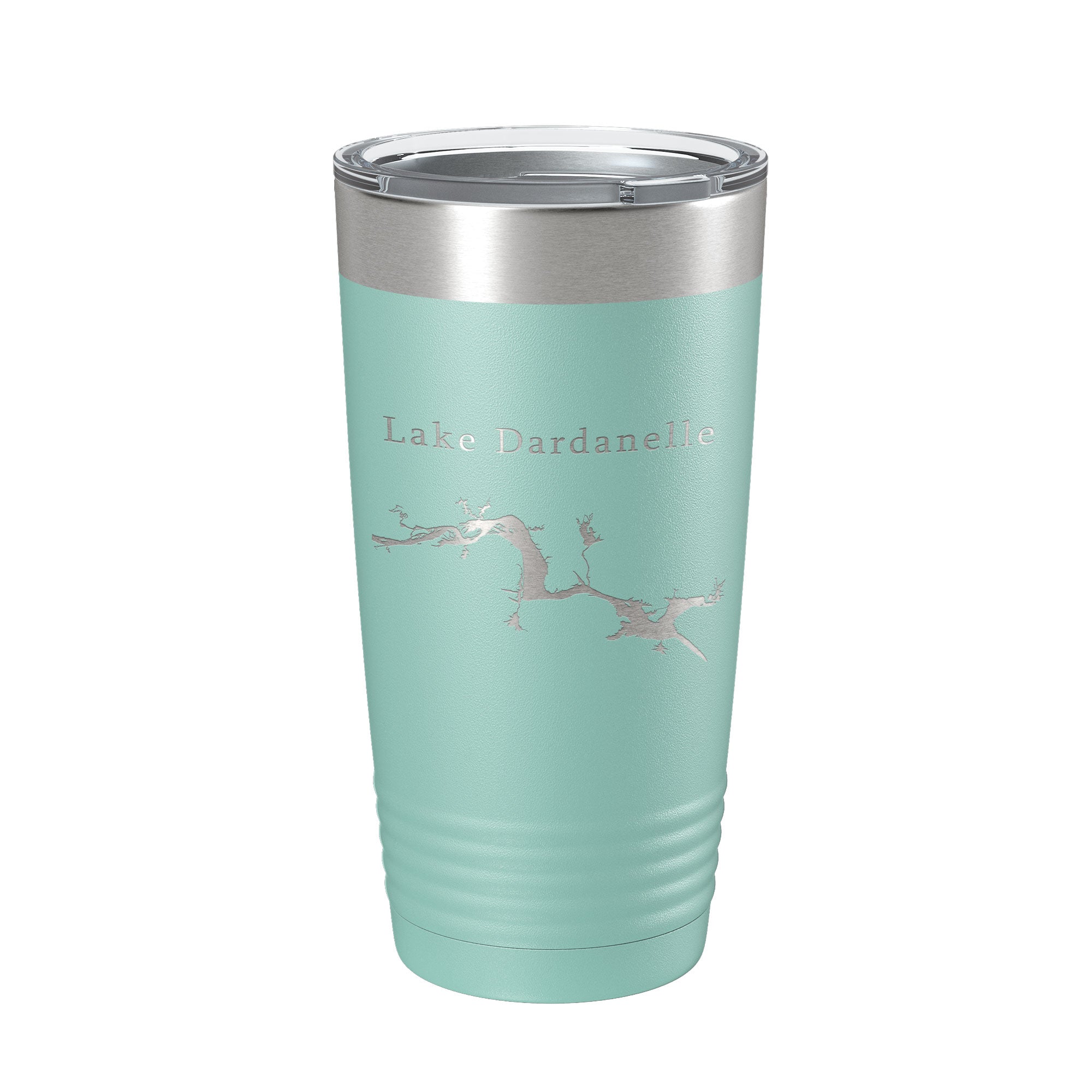 Lake Dardanelle Map Tumbler Travel Mug Insulated Laser Engraved Coffee Cup Arkansas 20 oz